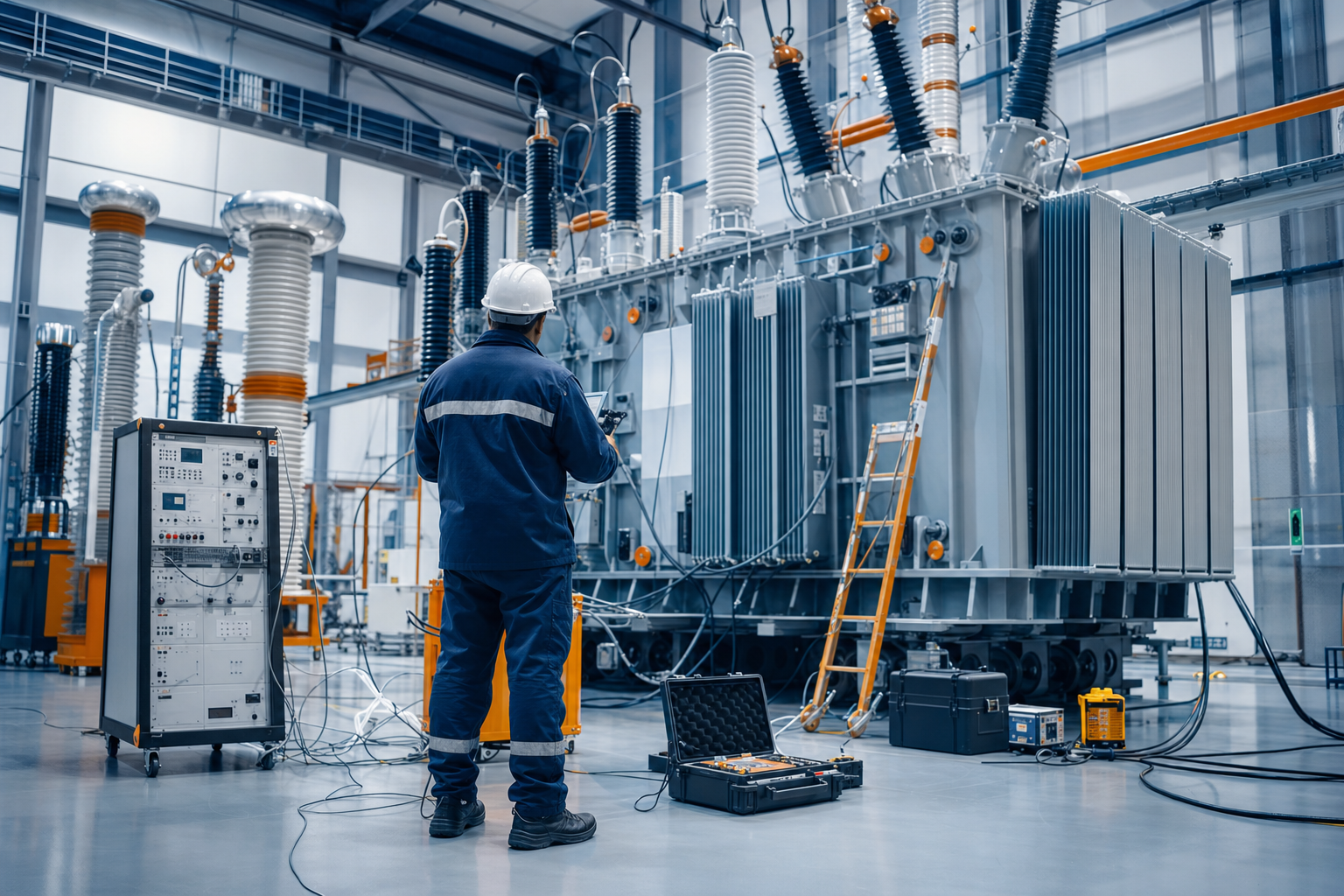 Transformer acceptance testing laboratory